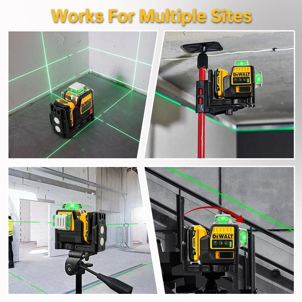 DeWalt Laser Level Multi-line Green Self-Levelling DCE0811D