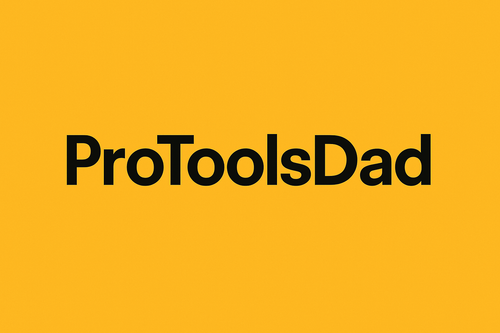 Write only ProToolsDad with colour background EDA220